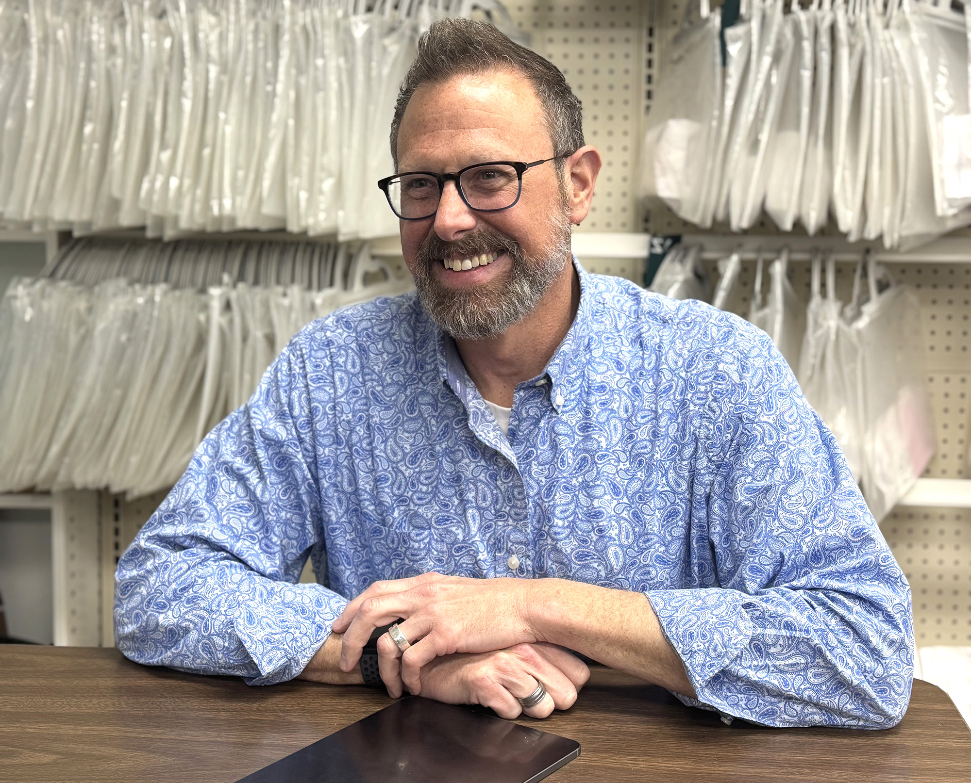 woman with arms wide open